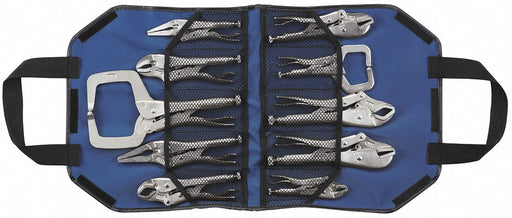 Locking Plier Sets Plain Grip 10 Pcs