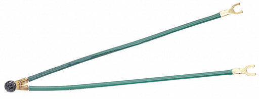 Grounding Tail 2-Wire 2 Forks Green Pk25