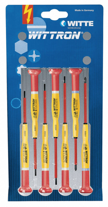 InsulatedPrecisionScrwdrvrSet SAE 7pcs