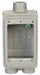 Weatherproof Box 1Gang 3Inlet 25cu. in