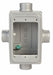 Weatherproof Box 1Gang 4Inlet 25cu. in