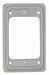 Cast Box Extension Gray 1-Gang