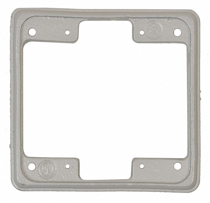 Cast Box Extension Gray 2-Gang