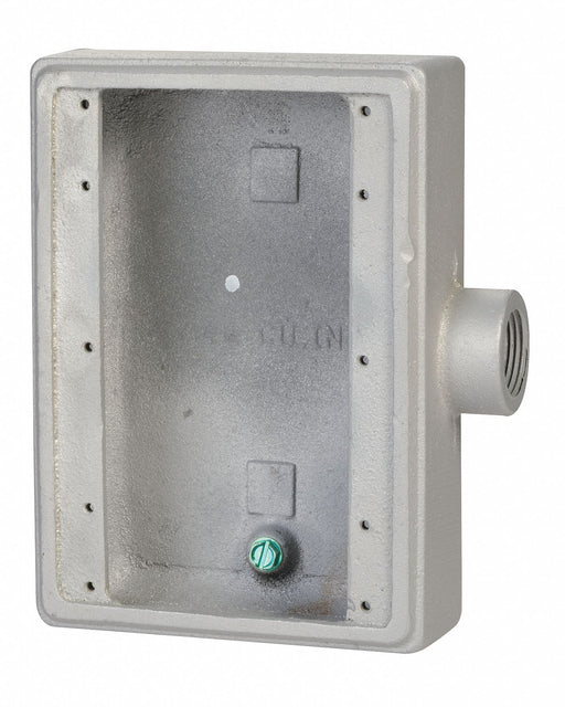 Weatherproof Box 3Gang 1 in Hub Iron