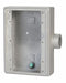 Weatherproof Box 3Gang 1 in Hub Iron