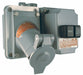 GFCI Receptacle 2Gng 20 A Alum 5-20R