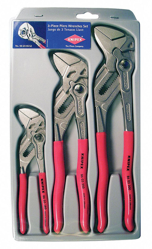 Plier Wrench Set Dipped 3 Pcs