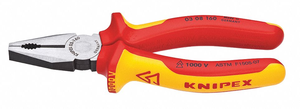 Linemans Plier 6-1/4 L Ergonomic