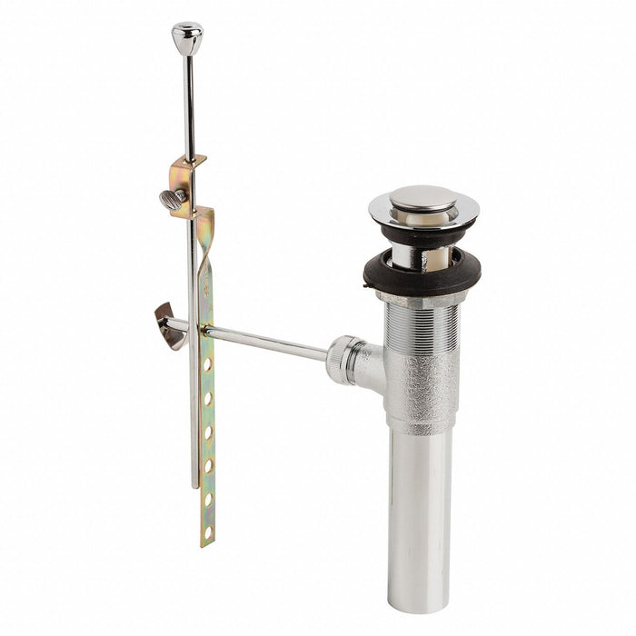 SinkDrain D 1/4 L 8-7/16 Bras Plstc SS