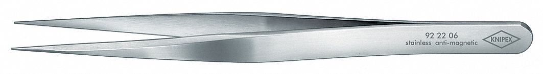 Precision Tweezers SS Straight 4 23/32 L