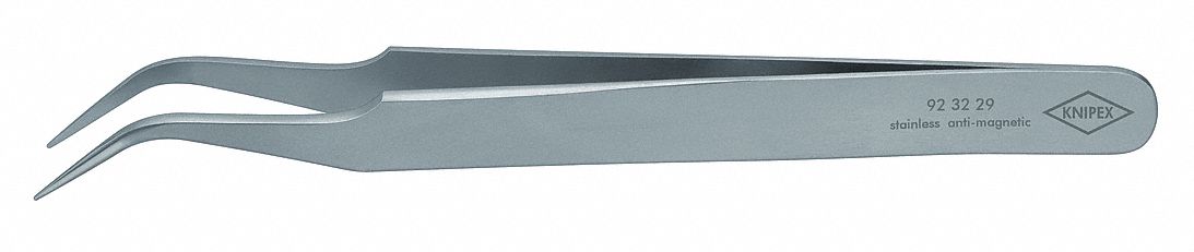Precision Tweezers SS Curved 4 21/32 L