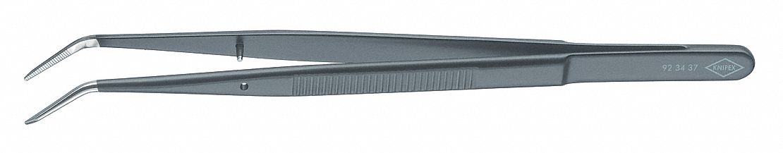 Precision Tweezers Steel Bent 6 3/32 L