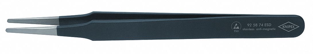 Precision Tweezers SS Straight 4 21/32 L