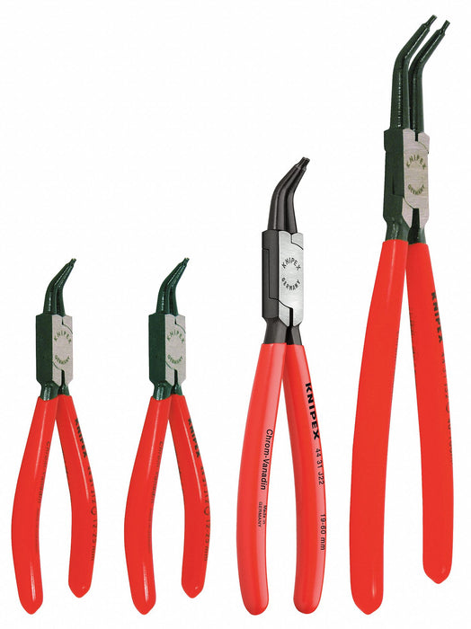 Retaining Ring Plier Set 45 Deg 4 pc