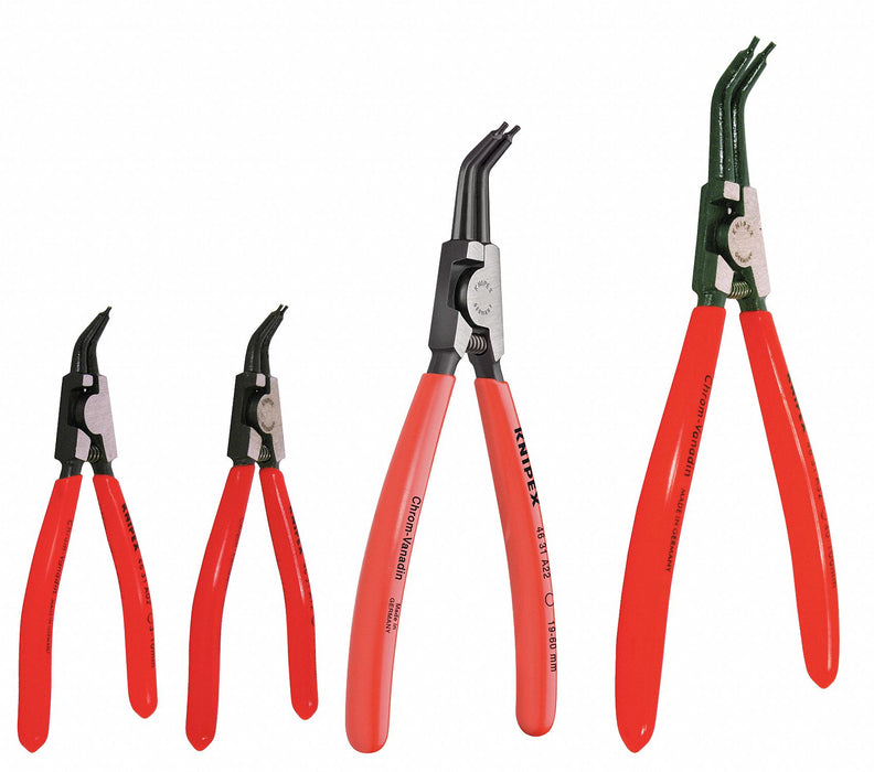Retaining Ring Plier Set 45 Deg 4 pc
