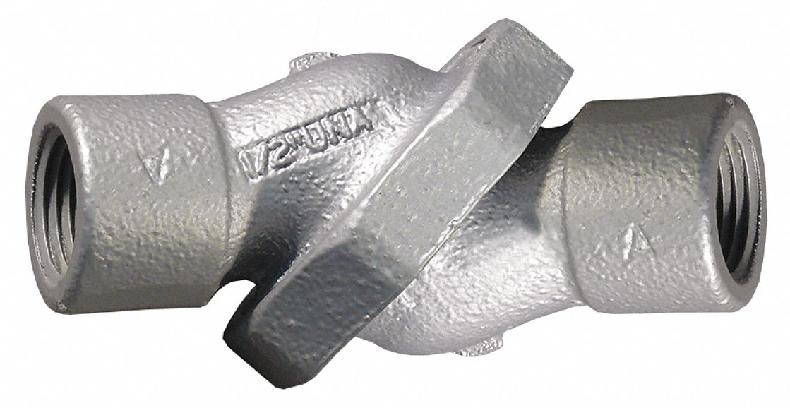 Swivel Elbow Iron Trade Size 1/2in