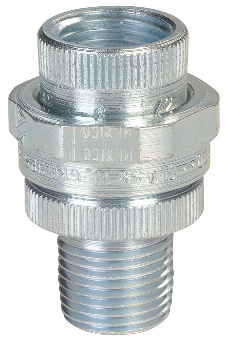 Straight Union Alum Trd Sz 1/2 3/4in