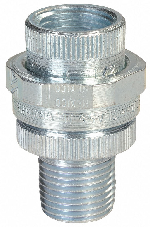 Straight Union Steel Trade Size 1/2in