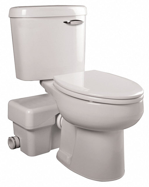 Macerating Toilet Floor w/ Back Outlet