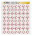 GHS Label 1 in H 1 in W Paper PK1120