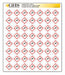 Label Exploding Bomb Gloss Paper PK1120