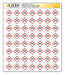 Label Gloss Skull and Crossbones PK1120