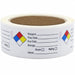GHS Label 1-1/2 in H PK250