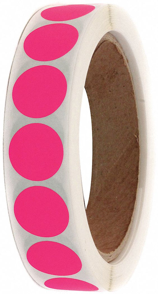 Inventory Label Pink Paper