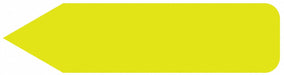 Inventory Label Yellow Polyester