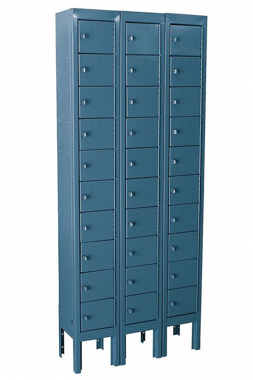 Locker 10x3Lckrs Blue 66.5 x27 x9 