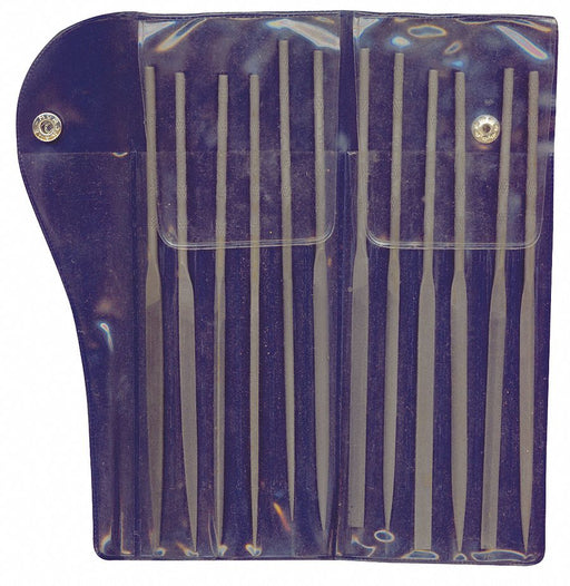 Needle File Set 0 Cut 5-5/8 12 Pc
