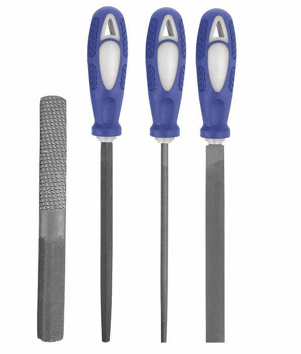 Hand File Set Bastard/Smooth 4 Pcs