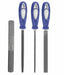 Hand File Set Bastard/Smooth 4 Pcs