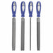 Hand File Set Bastard/Smooth 6 In L 4 Pc