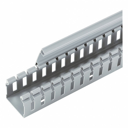 Wire Duct Wide Slot Gray L 6 Ft
