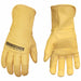 Leather 3D Pattern Gloves Tan L PR