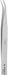 Tweezers SS 4 1/4 L Bent Cylindrical