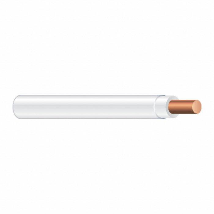 N0875 Wire THHN THWN Solid White 12AWG 2 000ft