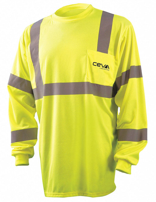 Long Sleeve Yellow Shirt Ceva Logo 3XL