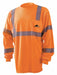 Long Sleeve Orange Shirt Ceva Logo 4XL