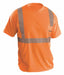 SS Orange T-Shirt Black Ceva Logo 3XL
