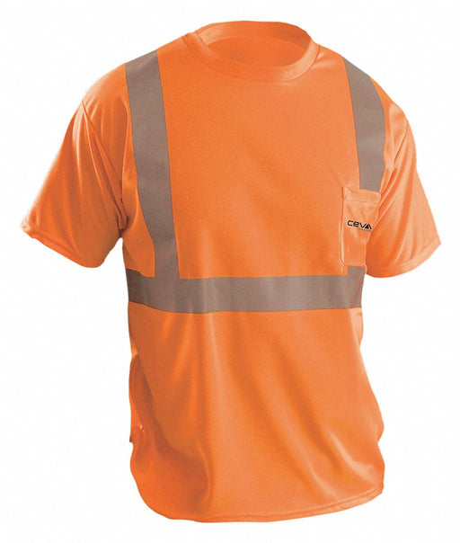 SS Orange T-Shirt Black Ceva Logo 2XL