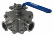 Manual 3-Way Ball Valve 2 316 SS