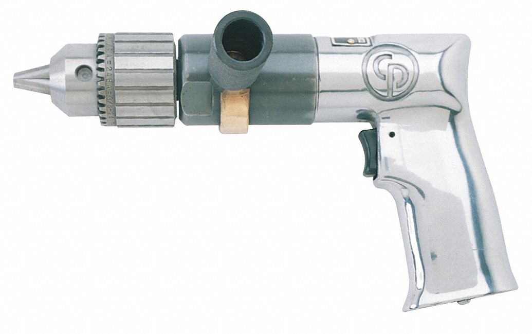 Air-Powered Drill 1/4 in NPT Keyed