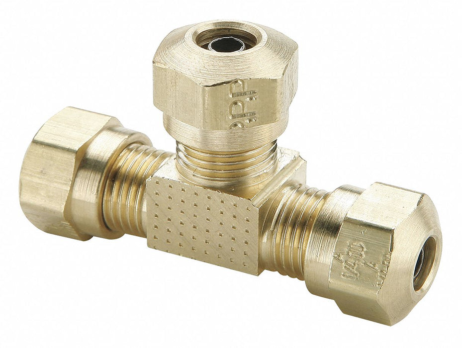Tee Brass Comp1/4 Comp1/4 Comp1/4 