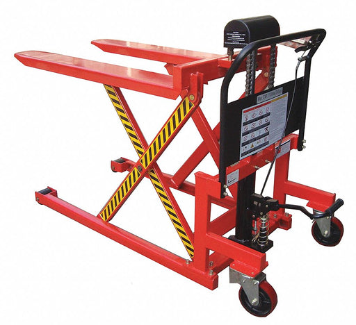 Manual Pallet Lifter 1100 lb 27 in W