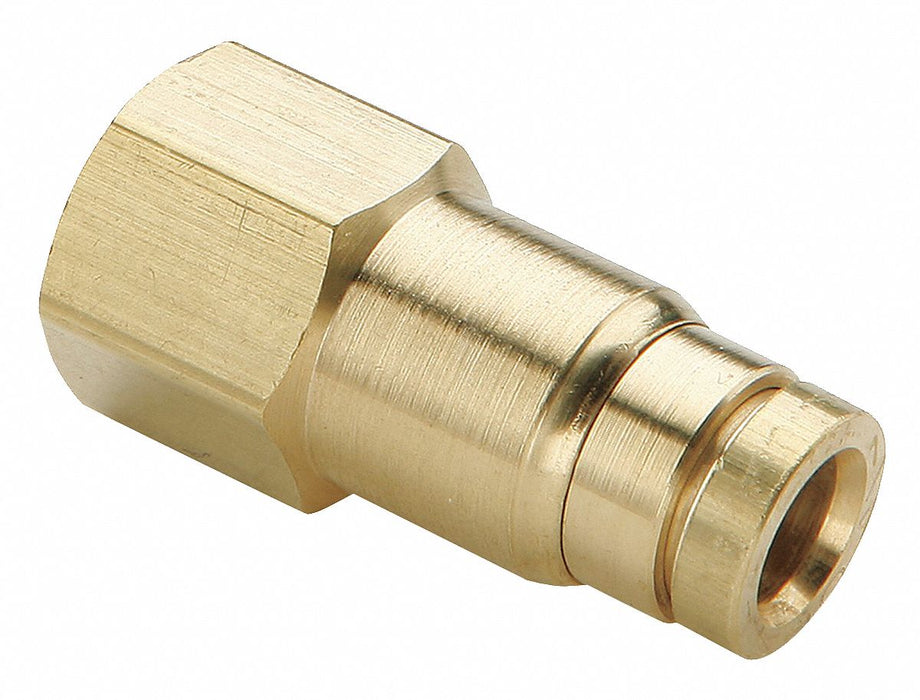 Strt Brass Push-Fit1/2in FNPT3/8in