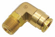 Elbow Brass Push-Fit3/8in MNPT1/8in