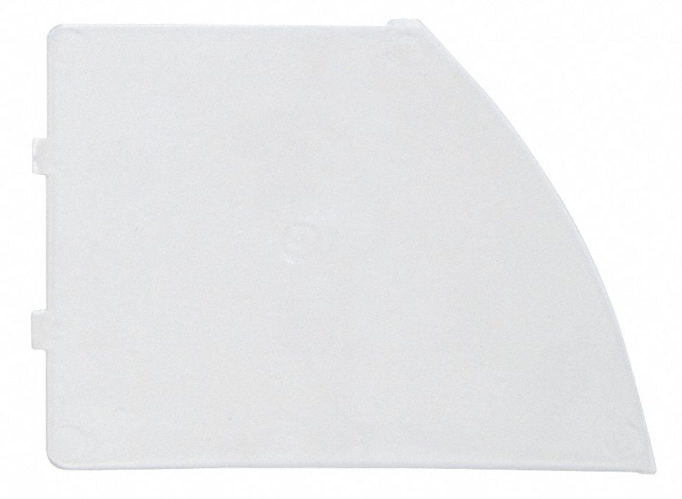 BinDivider 4.25inL Plastic Clear PK4