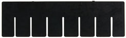 Divider 3 inH 9 inL Black PK6